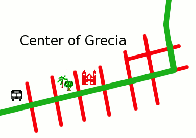 map of Grecia center